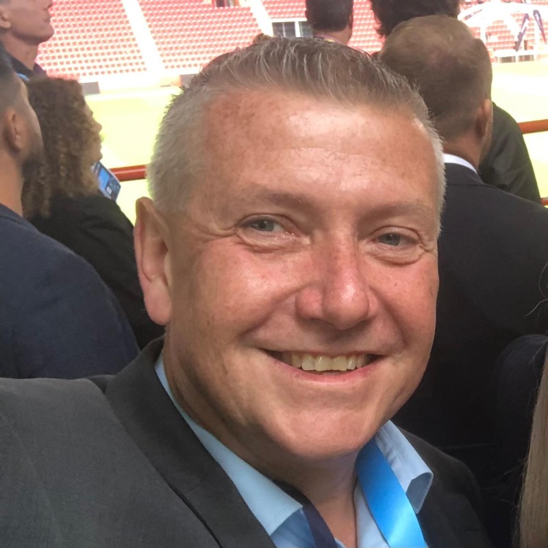 Porträtfoto von Heiko Schmidt Geschäftsführer der Wirtschaftsinitiative Flughafenregion Brandenburg